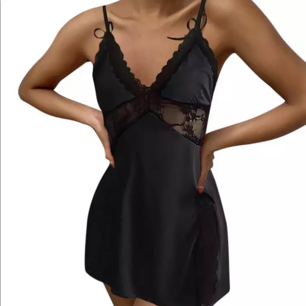 Satin & Lace Nightgown
